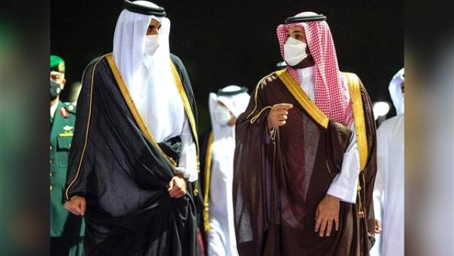 محمد بن سلمان و تميم بن حمد
