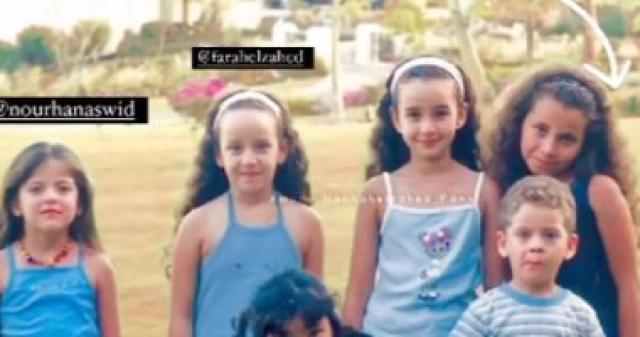 هنا الزاهد وسارة الشامي فى الطفولة