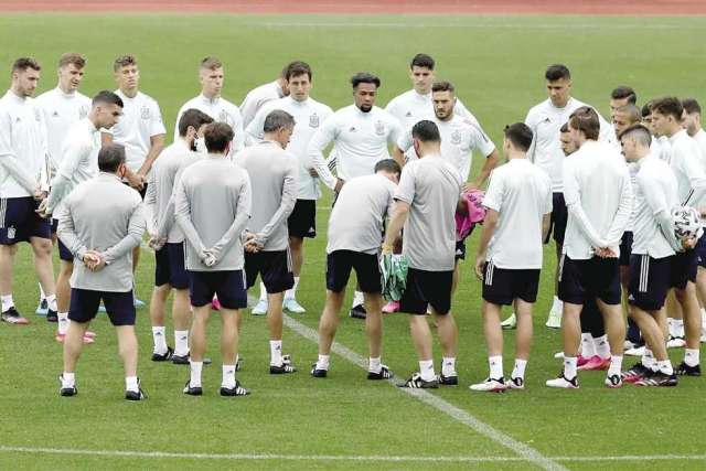 جانب من تدريبات المنتخب البرتغالى استعداداً لمواجهة المانيا - صورة أرشيفية