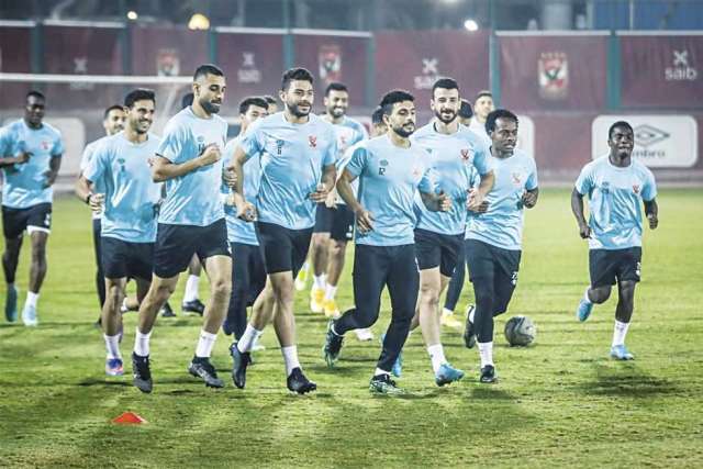 الأهلى يواصل تدريباته استعدادا لمواجهة الرجاء - صورة أرشيفية