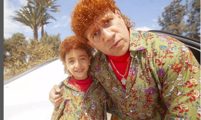 أحمد مكي والطفل يوسف صلاح في الكبير أوي 6