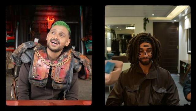 رامز جلال وعمرو السولية في برنامج رامز موفي ستار