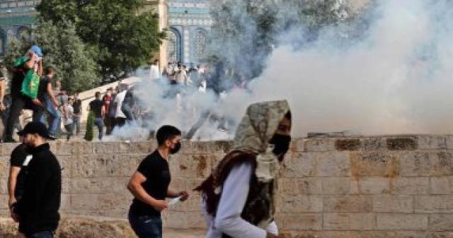 اشتباكات فى باحة القدس