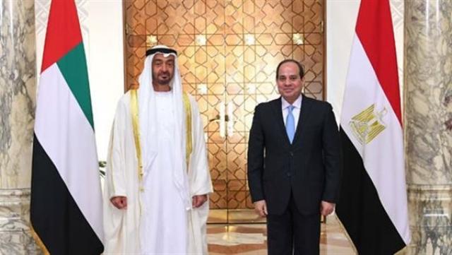 السيسي وولي عهد أبو ظبي