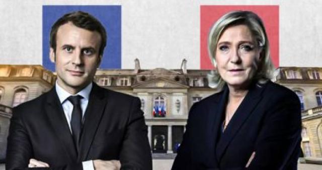 لوبان وماكرون - انتخابات فرنسا