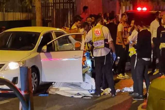 الشرطة الإسرائيلية في موقع الحادث