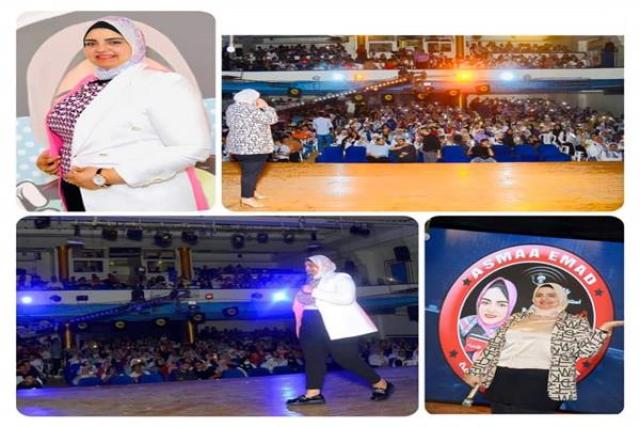 حدوتة في صورة.. مدرسة تشرح الأحياء للطلبة في مسرحية كوميدية 
