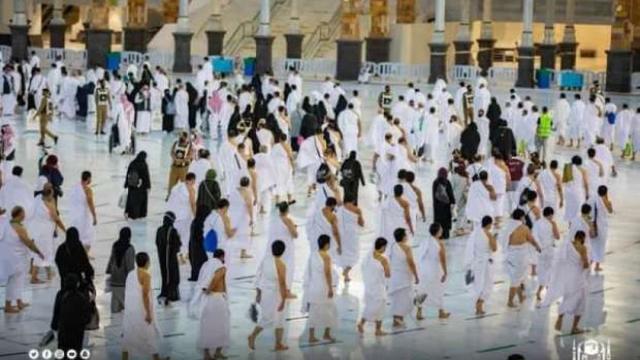 الحجاج أثناء أداء فريضة الحج ..أرشيفية