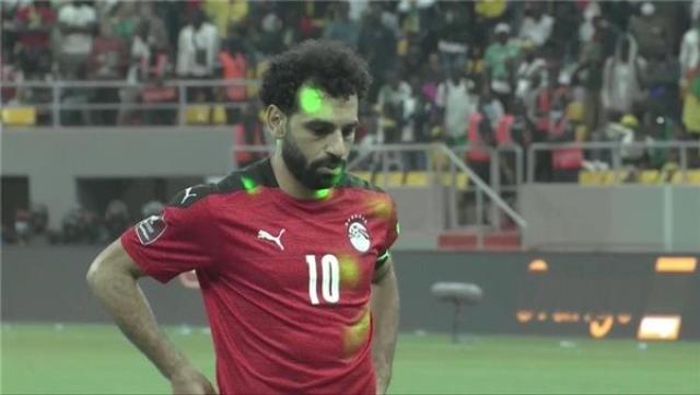 محمد صلاح في مباراة مصر والسنغال