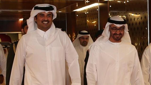 سياسة  أمير قطر ورئيس الإمارات