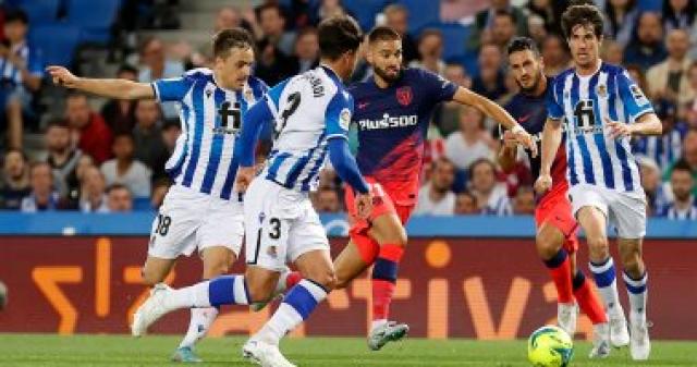 مباراة اتلتيكو مدريد وريال سوسيداد
