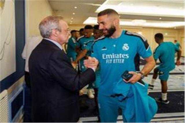 رئيس ريال مدريد يؤازر الفريق قبل نهائي دوري الأبطال