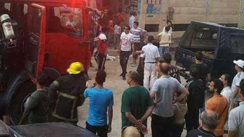 سيارات الإطفاء والحماية المدنية ببورسعيد