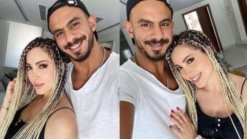 نسرين طافش وزوجها شريف المصري