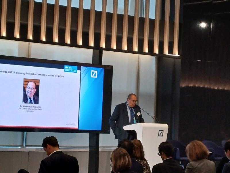 دكتور محمود محيي الدين: المنطقة  العربية لديها فرص كبيرة لاستغلال التحول الرقمي والذكاء الاصطناعي في إحراز تقدم في تنفيذ العمل المناخي